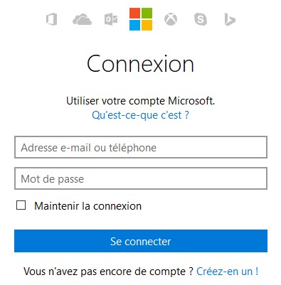 Créer un compte Microsoft pour Windows